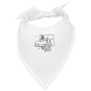 Beth die Spinne - Prost! - Bandana - Weiß - Vorne