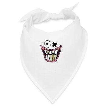 Joker - Bandana - Weiß - Vorne