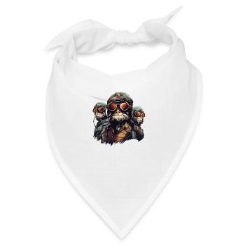 Aviator Cats - Bandana - Weiß - Vorne