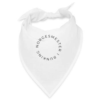 Norwegischer Meister im Wichsen - Bandana - Weiß - Vorne