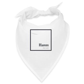 Meine Stadt - Hamm - Bandana - Weiß - Vorne