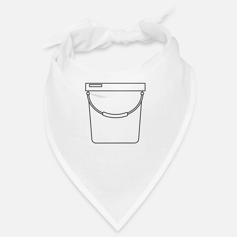 Bucket - Bandana - white