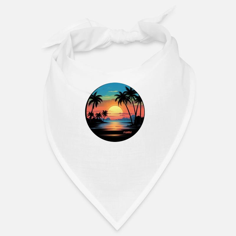 Florida Beach Strand Palmen Sonne Bandana