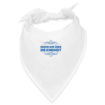 Reden wir über die Kindheit - Bandana - Weiß - Vorne