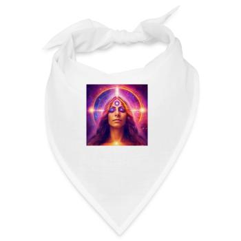 Spiritualität Astrologie - Bandana - Weiß - Vorne