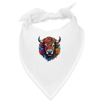 Bison - Bandana - Weiß - Vorne