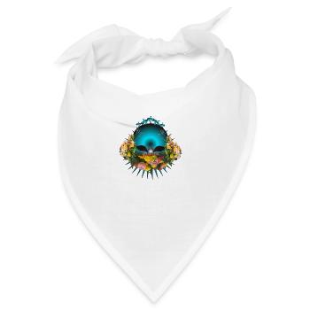 Mysteriöser Außerirdischer - Bandana - Weiß - Vorne