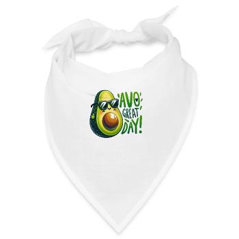Avo' Great Day! - Bandana - Weiß - Vorne