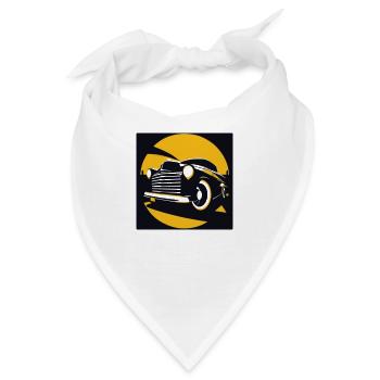 rockabilly v8 motor - Bandana - Weiß - Vorne