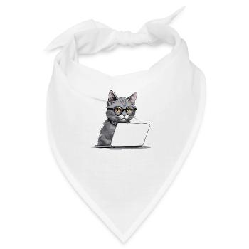 Schüler-Chat - Bandana - Weiß - Vorne