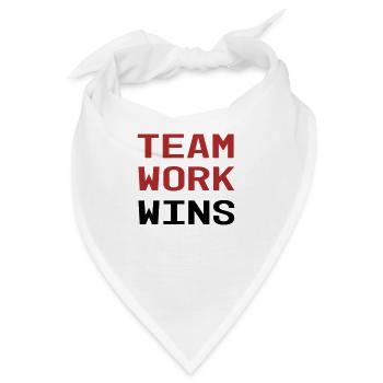 Teamwork - Bandana - Weiß - Vorne
