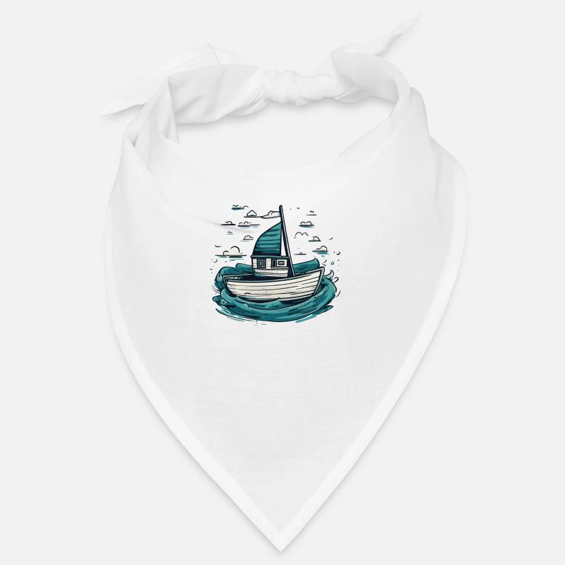 Fischerboot auf hoher See Bandana