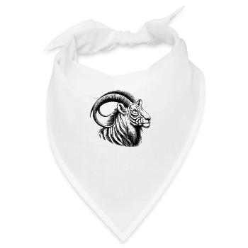 Fabelwesen - Bandana - Weiß - Vorne