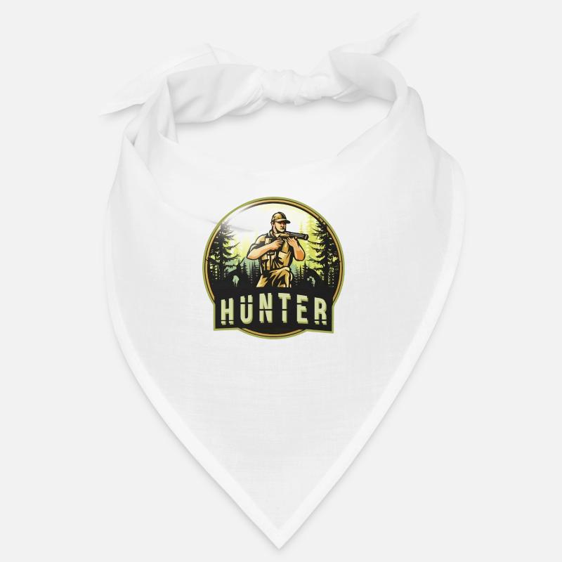 Chasseur le chasseur - Bandana - blanc