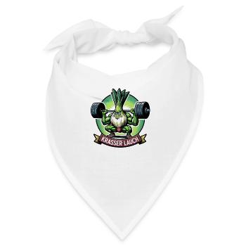 Krasser Lauch - Bandana - Weiß - Vorne