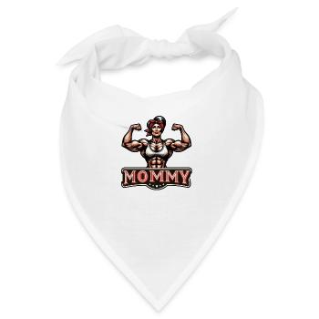 Muscle Mommy Front - Bandana - Weiß - Vorne