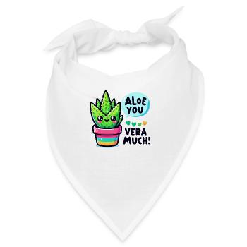 Aloe you vera much - Bandana - Weiß - Vorne