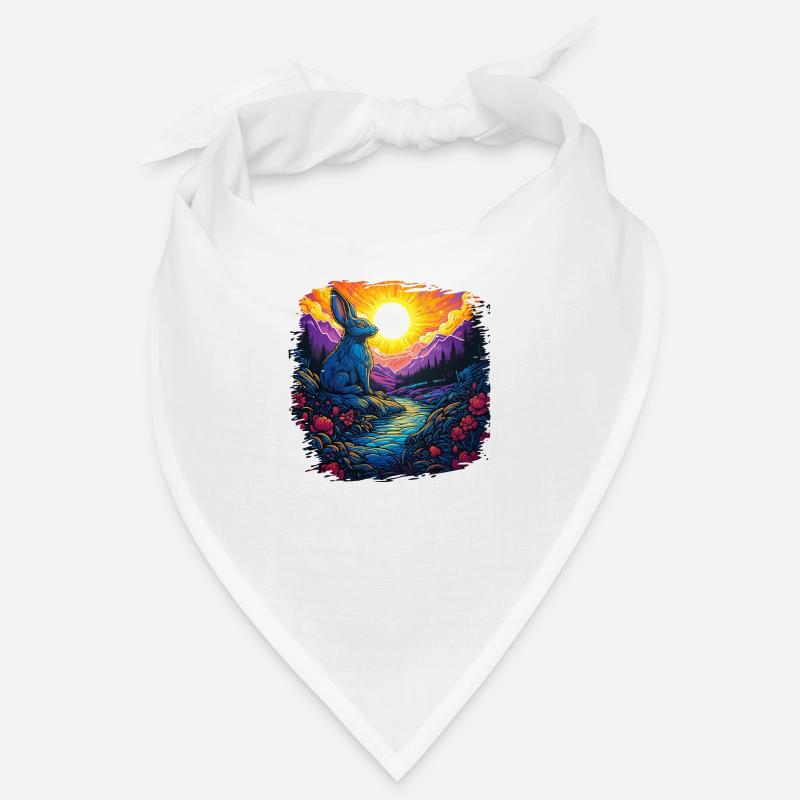 rabbit bearded collie easter for kids present idea Bandana