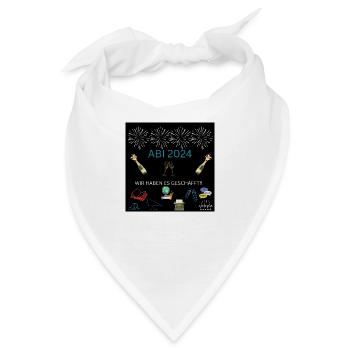 ABI 2024 - Bandana - Weiß - Vorne