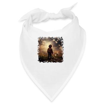 Unbeschwerte Kindheit - Bandana - Weiß - Vorne