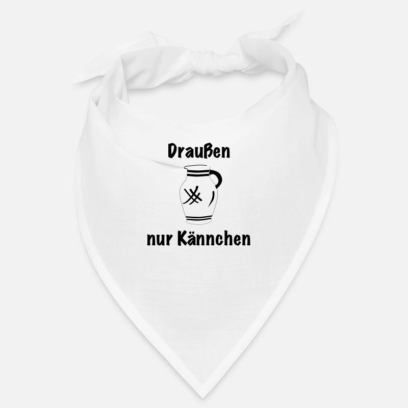 Draussen nur Kännchen #BembelDesigns #FFM Bandana