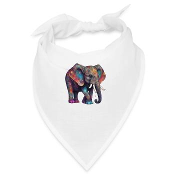 magic elephant - Bandana - Weiß - Vorne