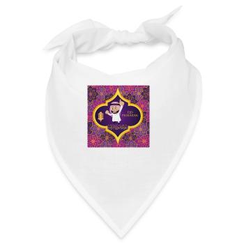 Ramadan, Eid Mubarak - Bandana - Weiß - Vorne