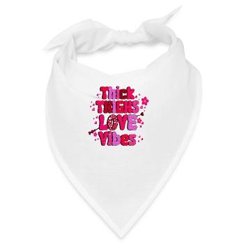Liebe mich Valentinstag Alles Gute zum Valentinstag Valentinstag - Bandana - Weiß - Vorne