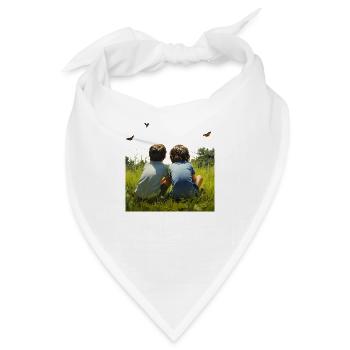 Eine unbeschwerte Kindheit - Bandana - Weiß - Vorne