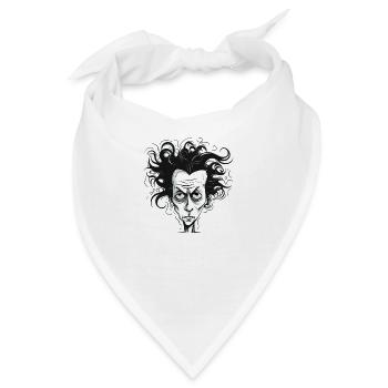 Mann - Bandana - Weiß - Vorne