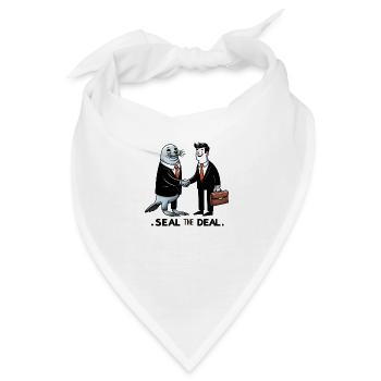 Seal The Deal - Bandana - Weiß - Vorne