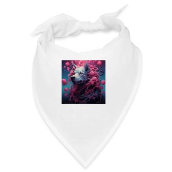 Celestial Canine Dreams - Bandana - Weiß - Vorne