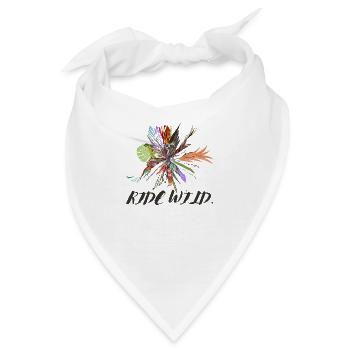 RIDE WILD - Bandana - Weiß - Vorne