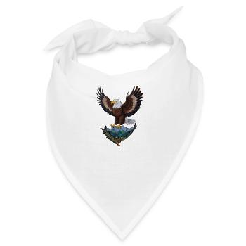 Schöner Weißkopfseeadler - Bandana - Weiß - Vorne