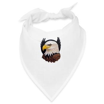 Schöner Weißkopfseeadler - Bandana - Weiß - Vorne