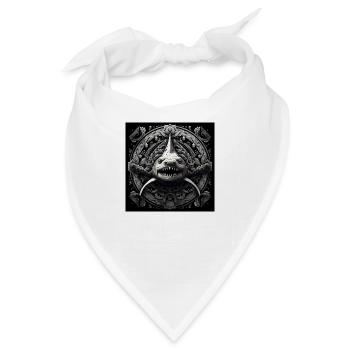 Ätherische Tiefen - Bandana - Weiß - Vorne