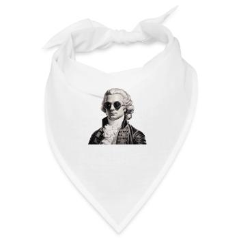 Mozart Vibes - Bandana - Weiß - Vorne