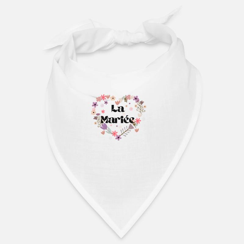 Das Blumenherz der Braut Bandana