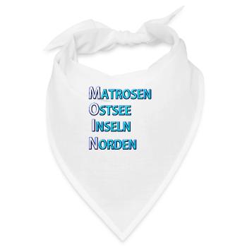 Matrosen Moin - Bandana - Weiß - Vorne