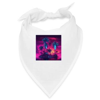 Insel - Bandana - Weiß - Vorne