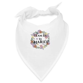 Blumenbraut-Braut-Team - Bandana - Weiß - Vorne