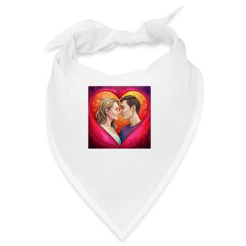 amour real - Bandana - Weiß - Vorne