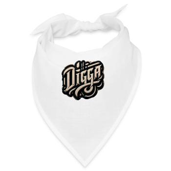 Digga - Bandana - Weiß - Vorne