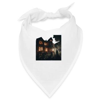 Entsetzen - Bandana - Weiß - Vorne