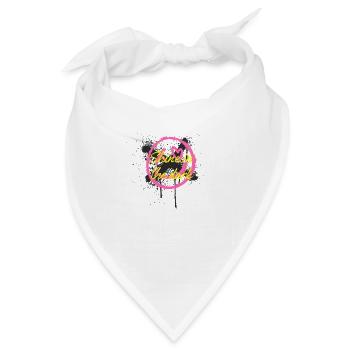 Shine in the dark - Bandana - Weiß - Vorne