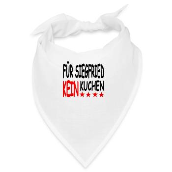 Kuchen - Bandana - Weiß - Vorne