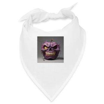 Psycho Apple - Bandana - Weiß - Vorne