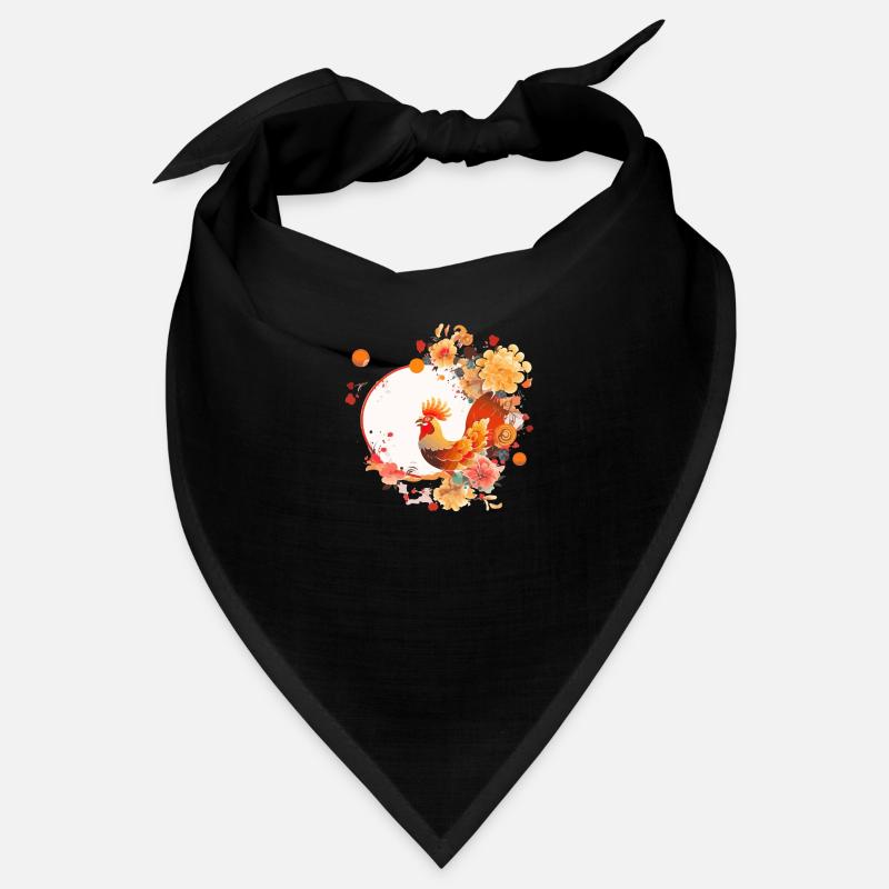 Coq du nouvel an chinois Bandana