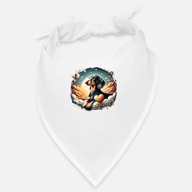 Gestion du deuil du teckel Rainbow Bridge Bandana
