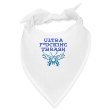 Ultra Fucking Thrash blue - Bandana - Weiß - Vorne